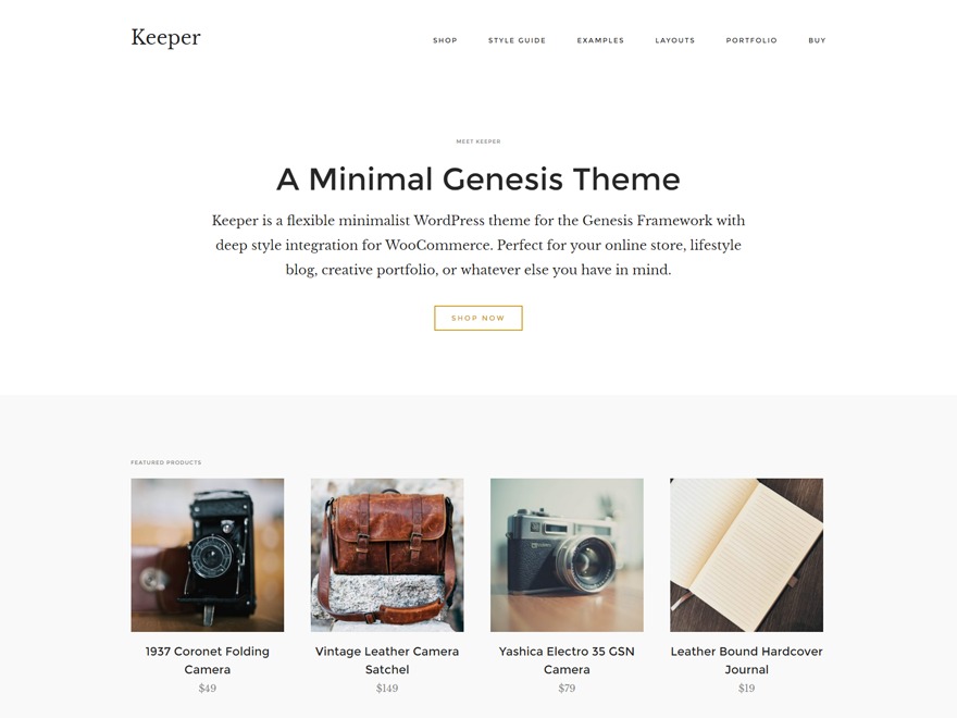 Keeper WordPress theme