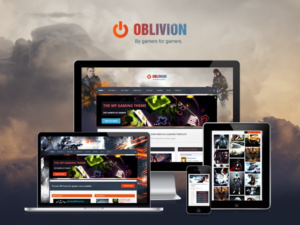 Oblivion personal WordPress theme