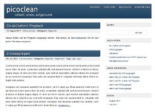 picoclean WordPress theme by Valentin