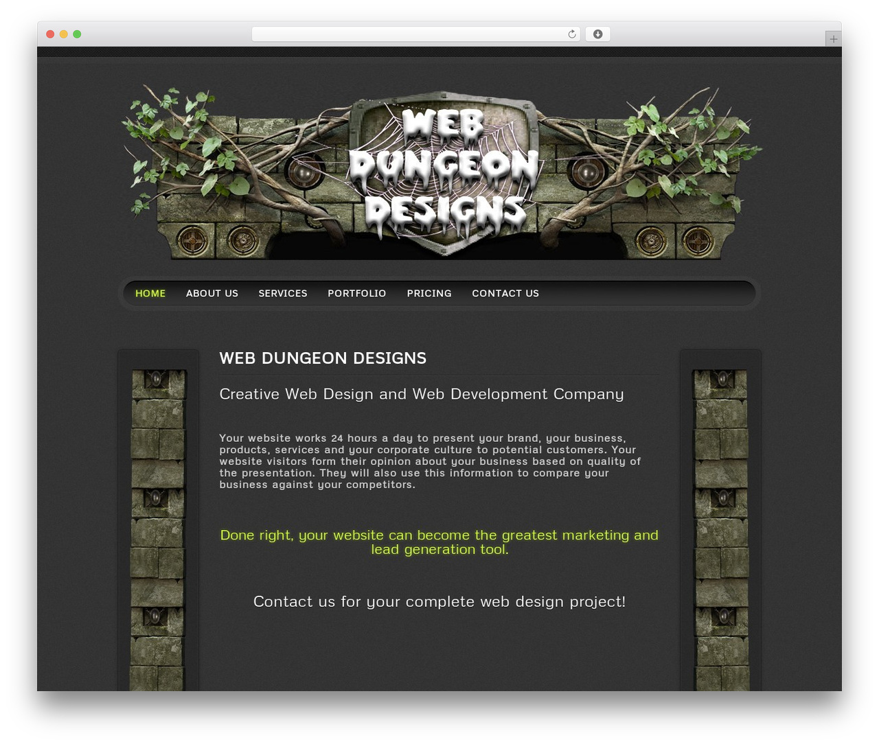 Quantum WordPress theme - webdungeondesigns.com