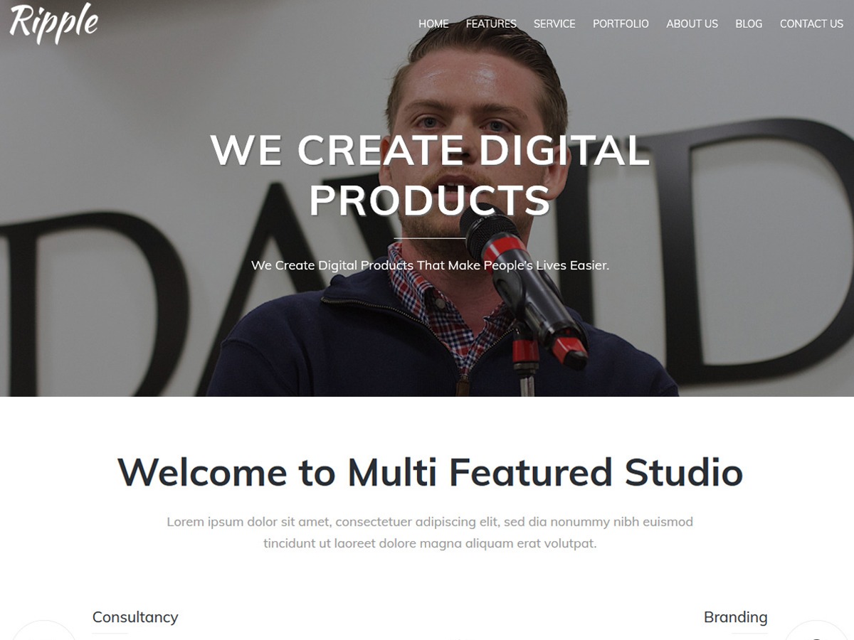 Ripple theme WordPress