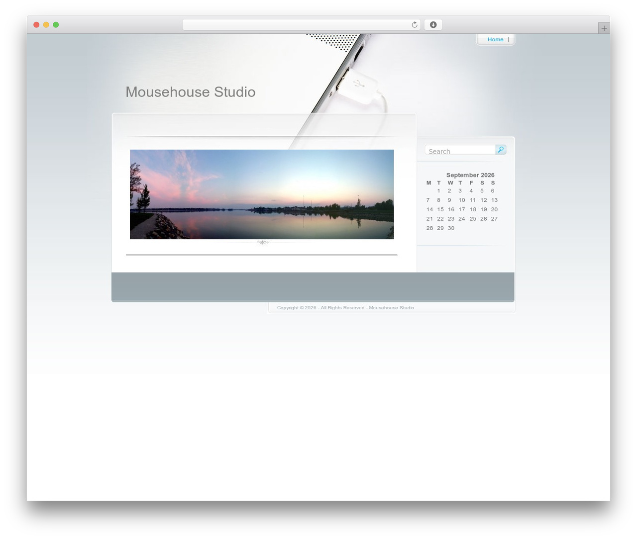 Streamline WordPress theme - mousehousestudio.com