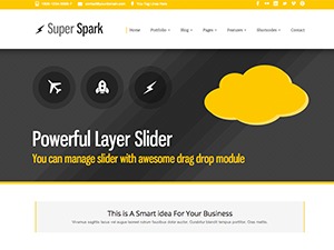 Superspark premium WordPress theme