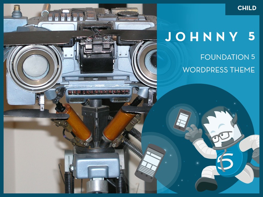 Theme WordPress Johnny 5 (Child) by Matt Rowland