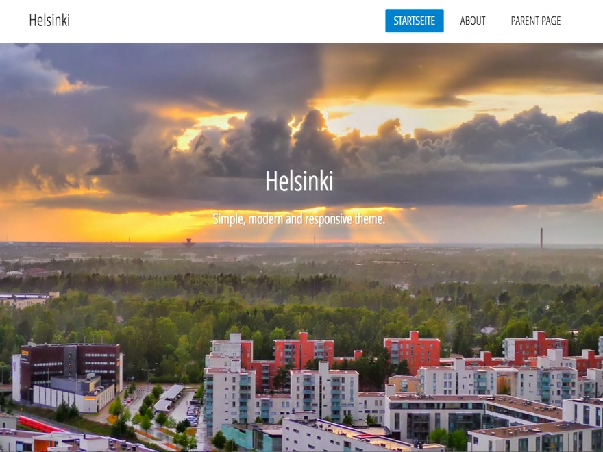 Theme WordPress Helsinki