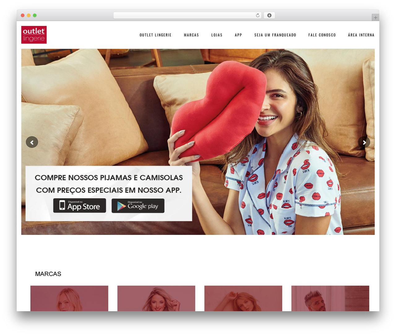 Theme WordPress Reverse - www.outletlingerie.com.br