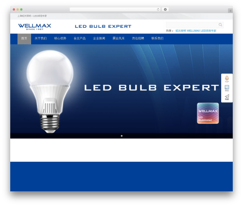 WordPress theme 通用企业 - wellmax.cn