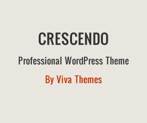 WordPress theme Crescendo by Viva Themes