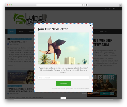 WordPress theme Presso - windup-battery.com