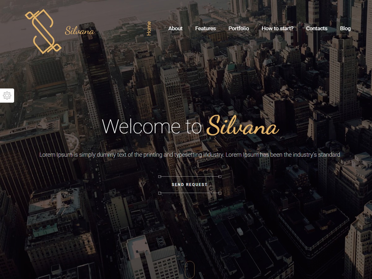 WordPress theme silvana by Victor Lerner