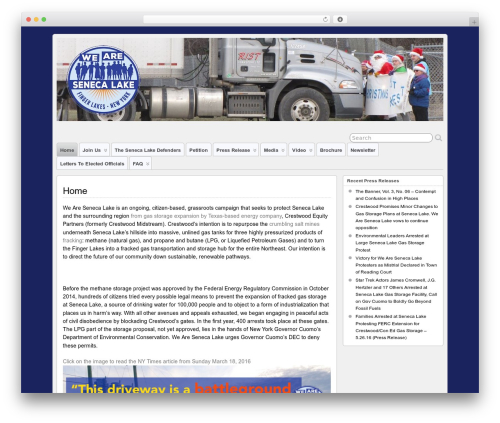 WordPress theme Suffusion - wearesenecalake.com