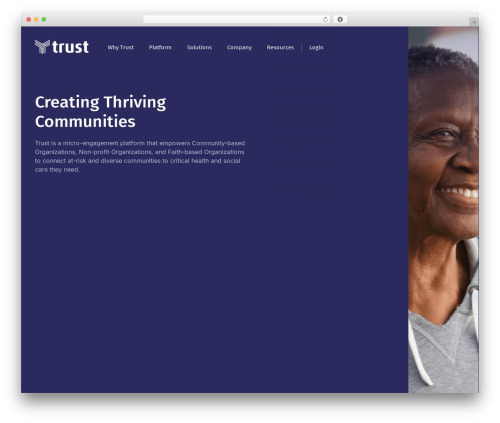 WordPress theme Trust Care Theme - trust.care