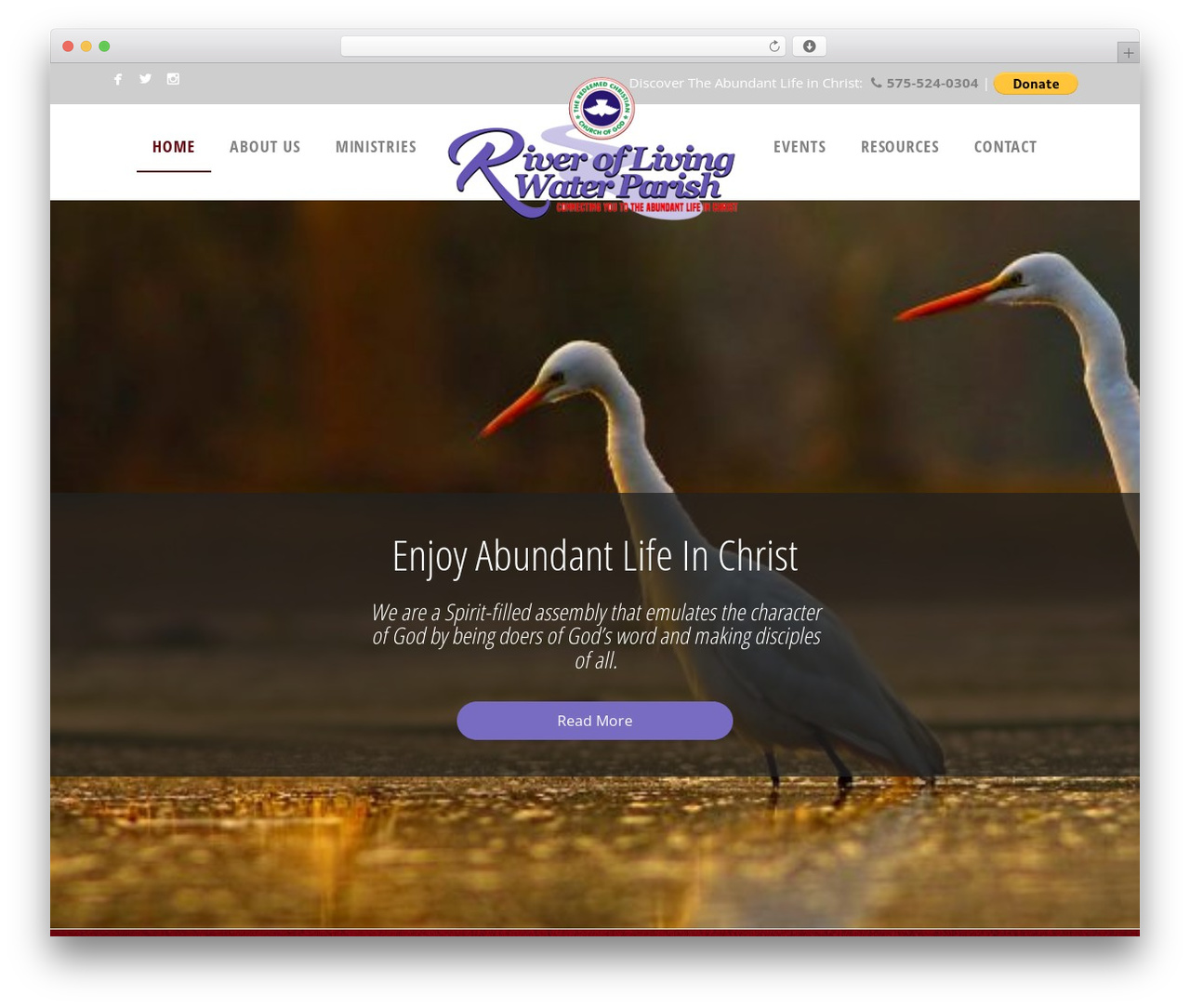 WordPress website theme Beaver Builder Theme - rccgrlw.org