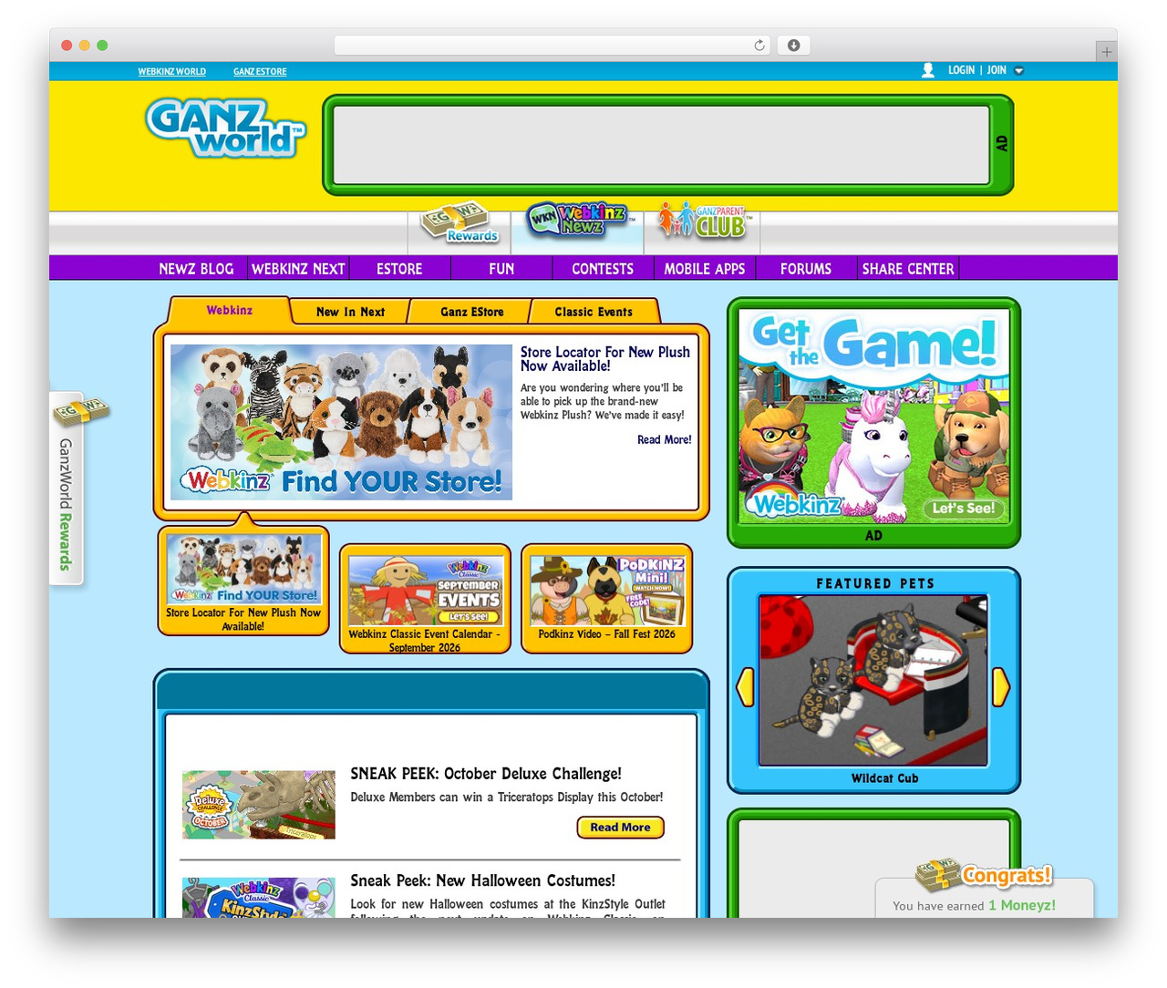 WP theme Ganzworld Default Theme - webkinznewz.ganzworld.com