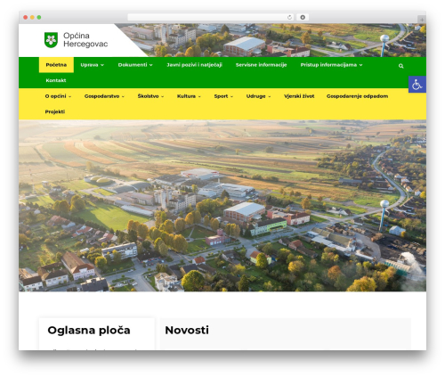 Codevz plus WordPress plugin - opcinahercegovac.hr