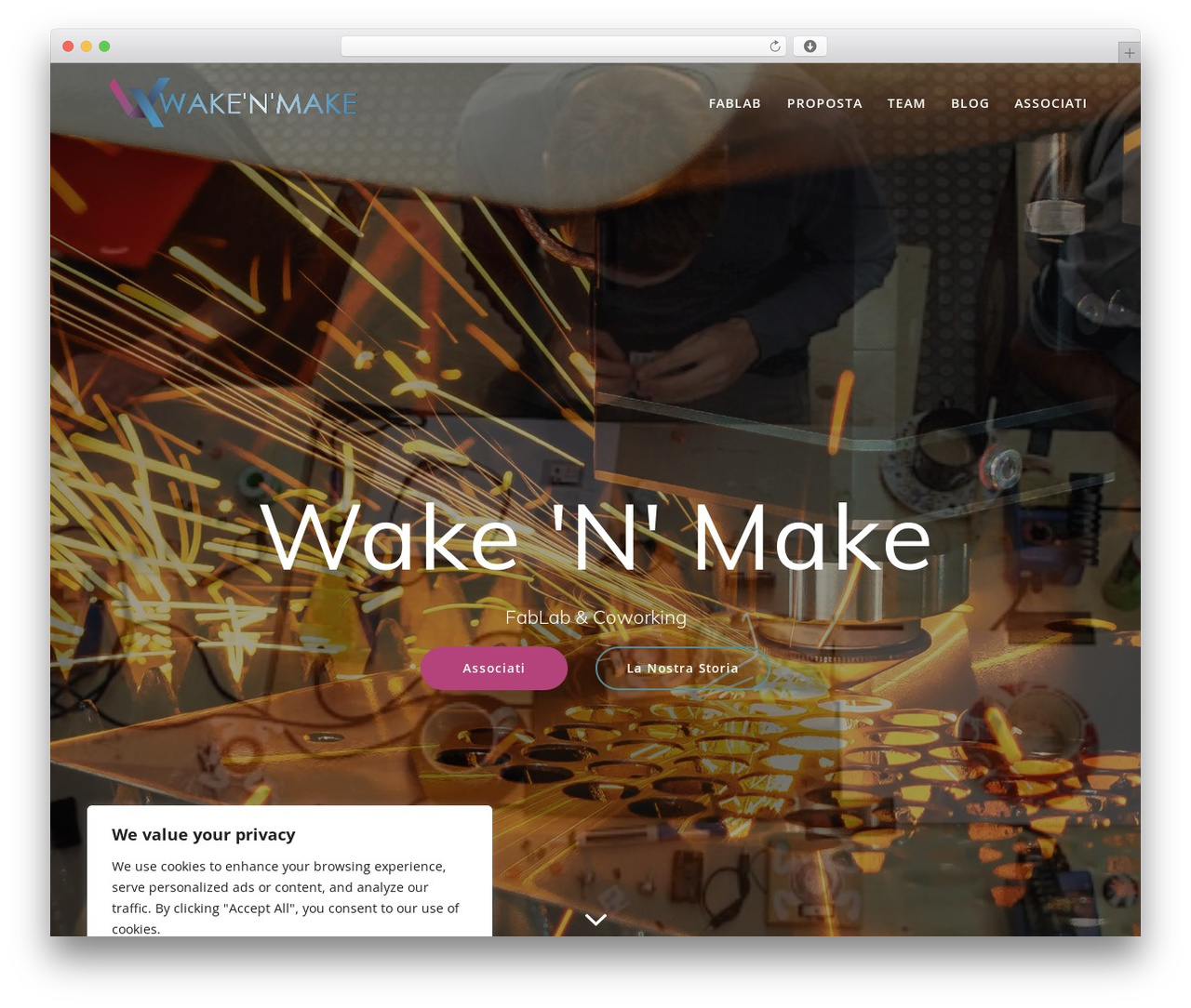 Best WordPress theme Mesmerize - wakenmake.it