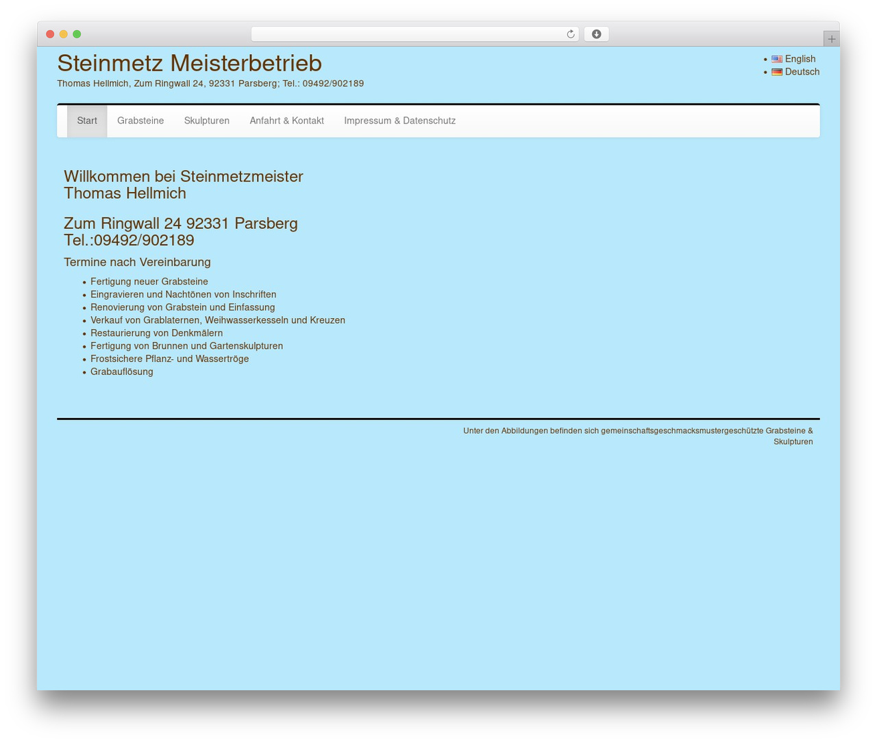 Bootstrap Basic free WordPress theme - thomas-hellmich.de/language/de/home-2
