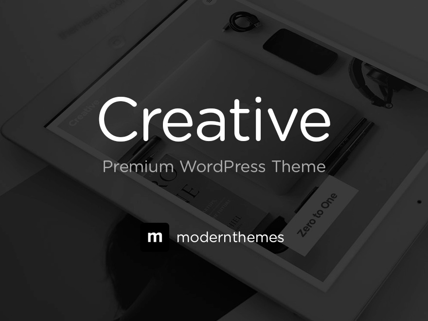 creative theme WordPress creative theme WordPress