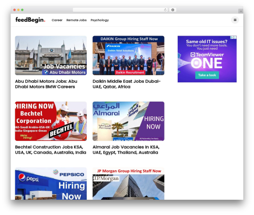 Disto top WordPress theme - feedbegin.com