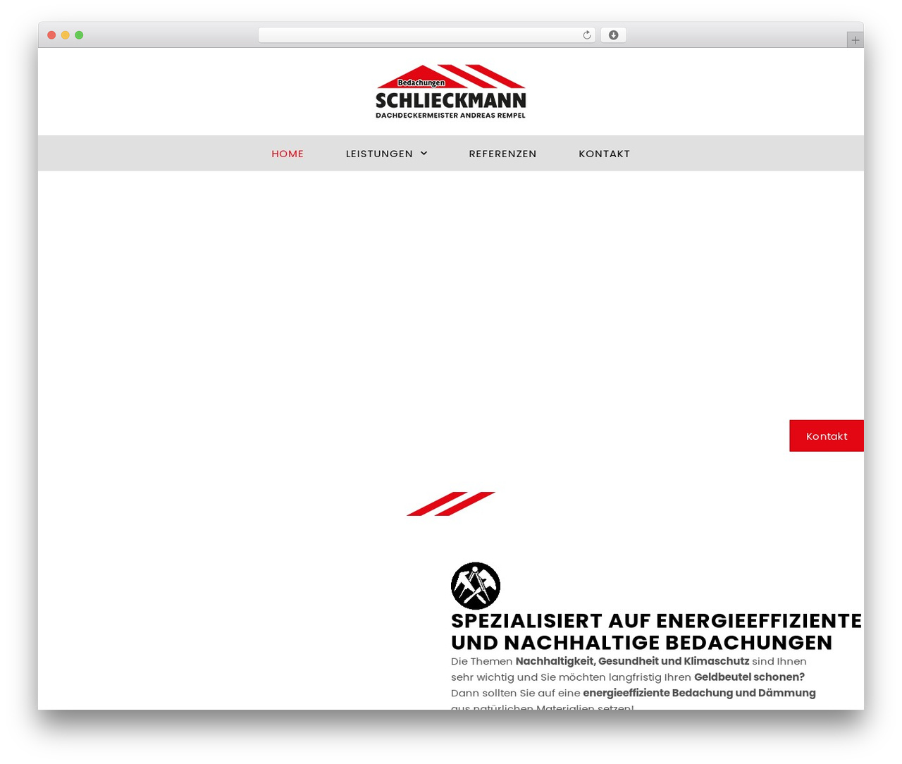 Hello Elementor WordPress theme - dachdecker-schlieckmann.de