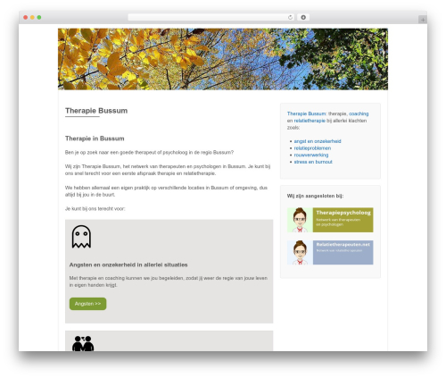 Responsive Pro WP theme - therapie-bussum.com