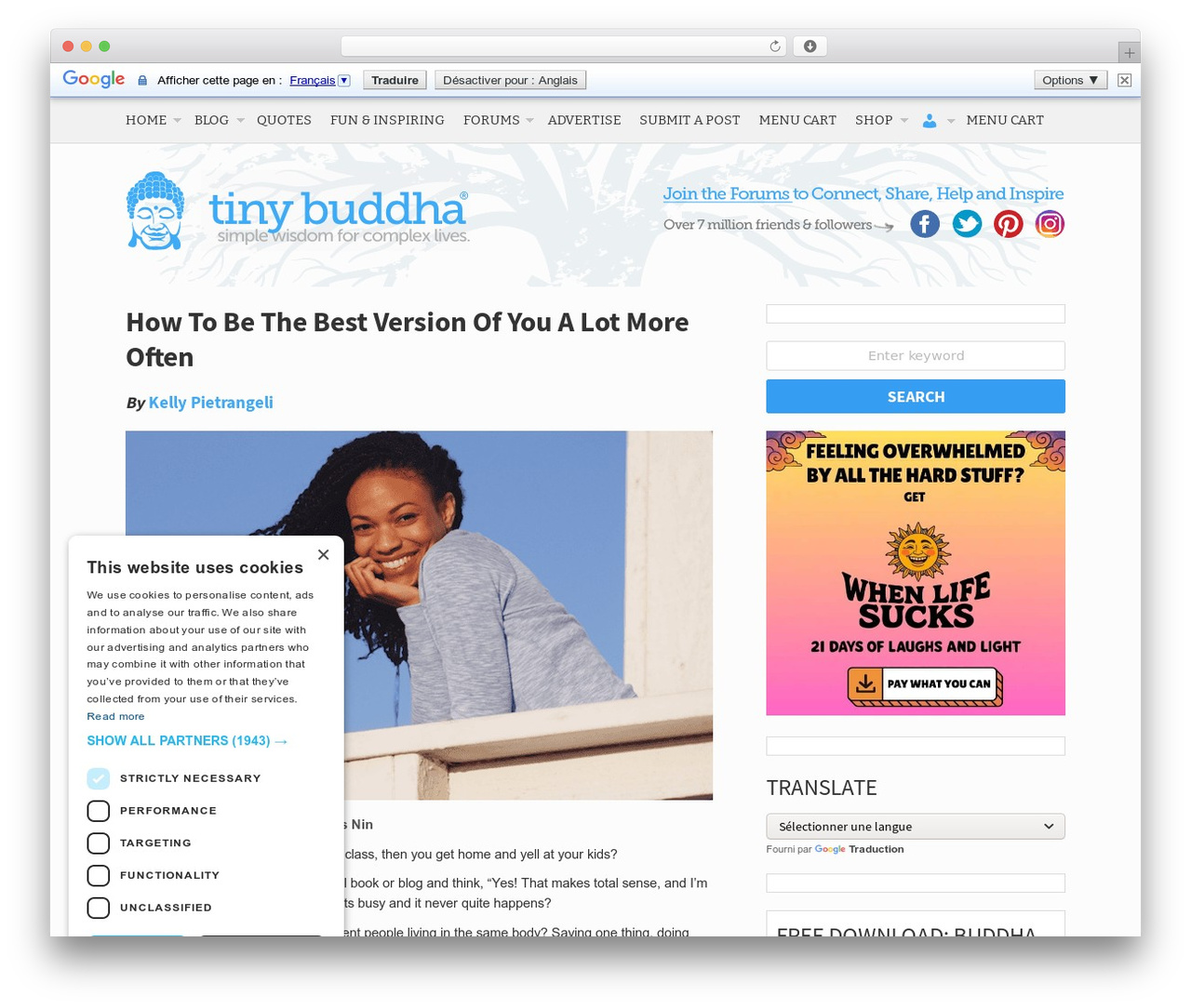 Tiny Buddha premium WordPress theme - tinybuddha.com/blog/be-best-version-you-lot-more-often Tiny Buddha premium WordPress theme - tinybuddha.com/blog/be-best-version-you-lot-more-often