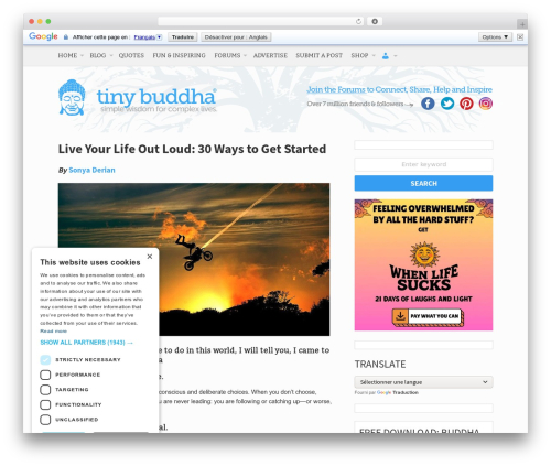 Nelio Popups (nelio-popups) free WordPress plugin - tinybuddha.com/blog/live-your-life-out-loud-30-ways-to-get-started