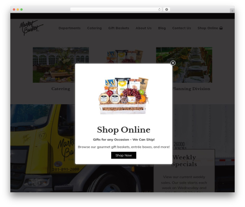 WordPress theme Bridge - marketbasket.com