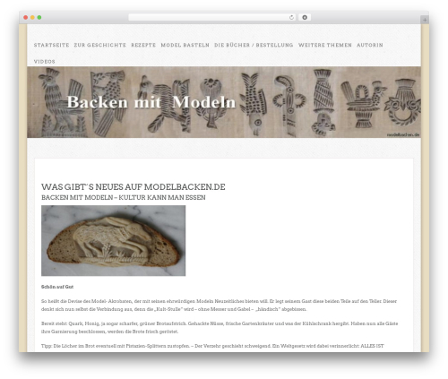WordPress theme Extinct - modelbacken.de