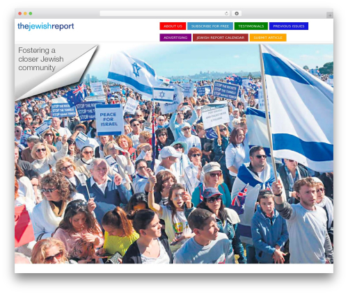 WordPress theme Kane - thejewishreport.com.au