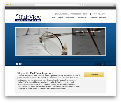 WordPress theme Toolbox Theme - fairviewinspections.com