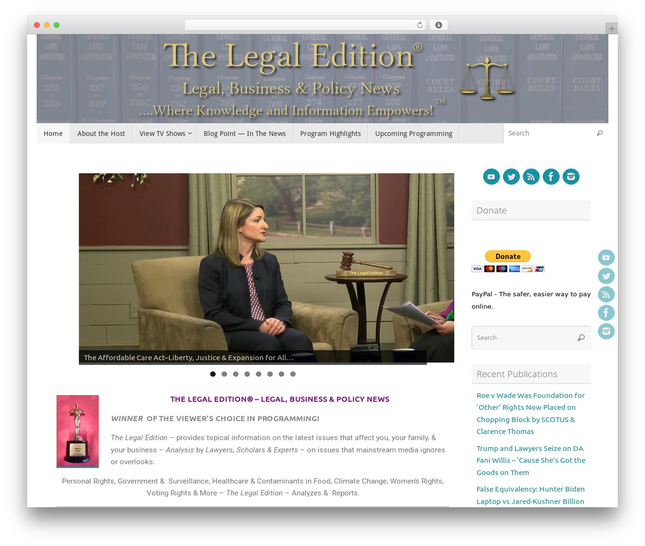 WP theme Tempera - thelegaledition.com WP theme Tempera - thelegaledition.com