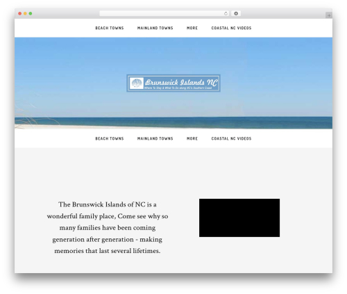 Genesis responsive header WordPress plugin - brunswickislandsnc.com