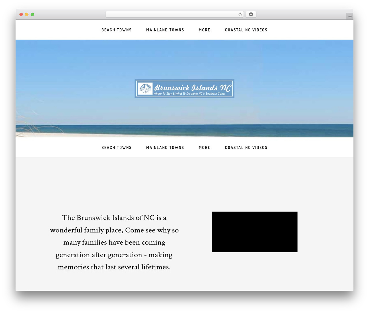 Monochrome Pro WordPress video theme - brunswickislandsnc.com