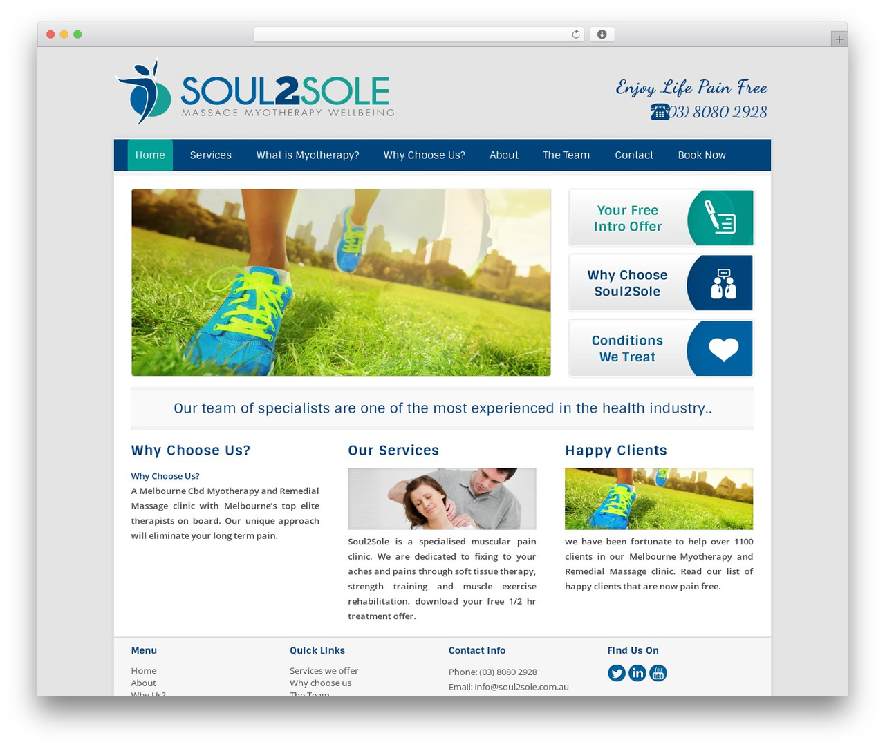Catalyst WordPress theme - soul2sole.com.au