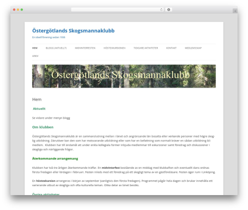 Twenty Twelve template WordPress free - skogsmannaklubben.se