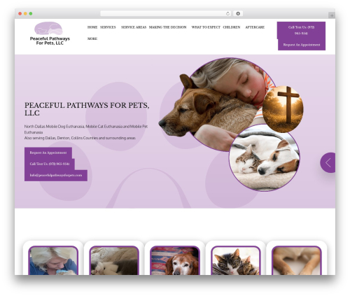 UI11 - V8 WordPress theme - peacefulpathwaysforpets.com