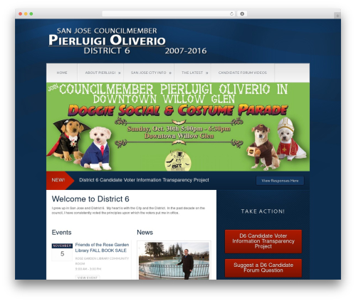 Victory WordPress theme - sjdistrict6.com