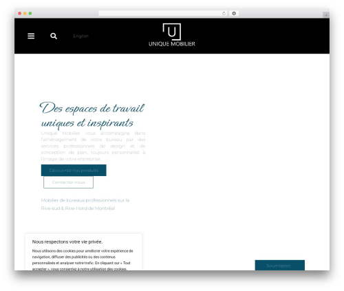 WordPress theme WordPress + Elementor - uniquemobilier.com