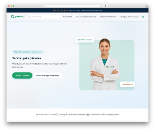 WordPress theme pharma - paevad.ee WordPress theme pharma - paevad.ee