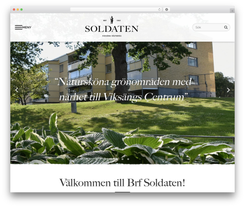 BaseQn WordPress theme - brfsoldaten.se