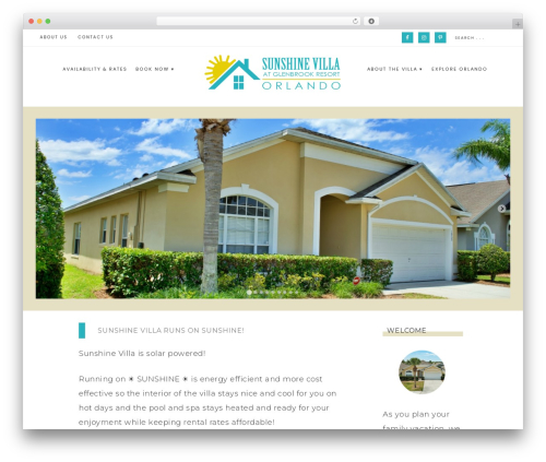 Captivating Theme WP theme - sunshinevillaorlando.com