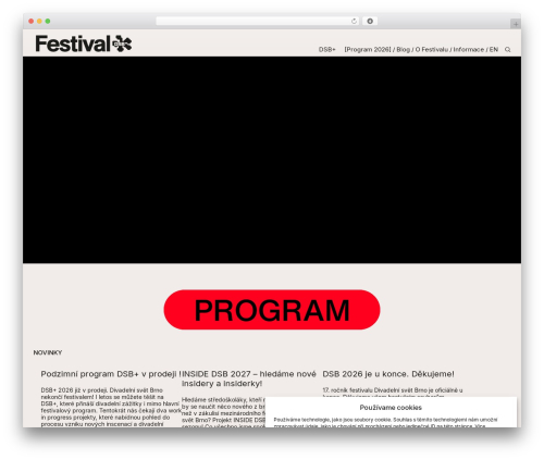 DSB WordPress theme - divadelnisvet.cz