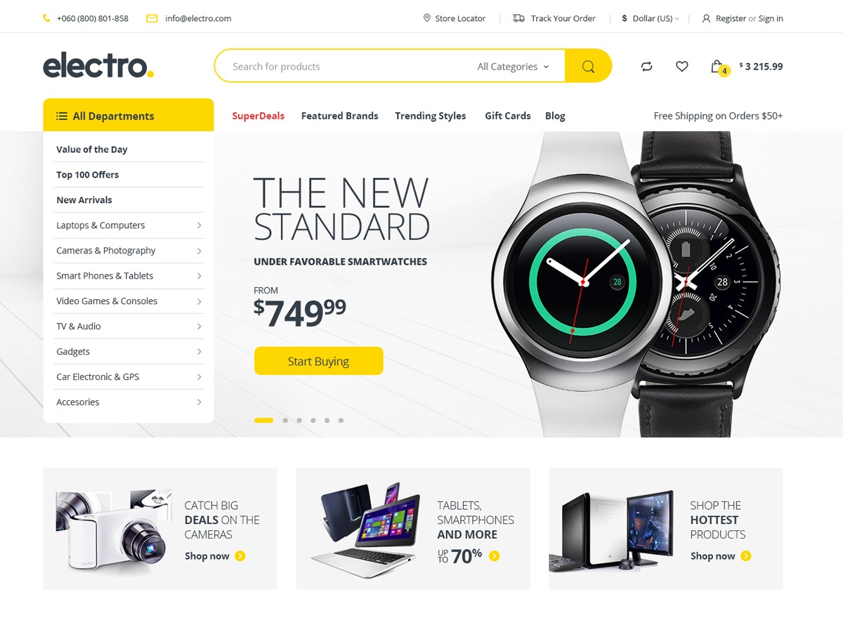 Electro theme WordPress Electro theme WordPress