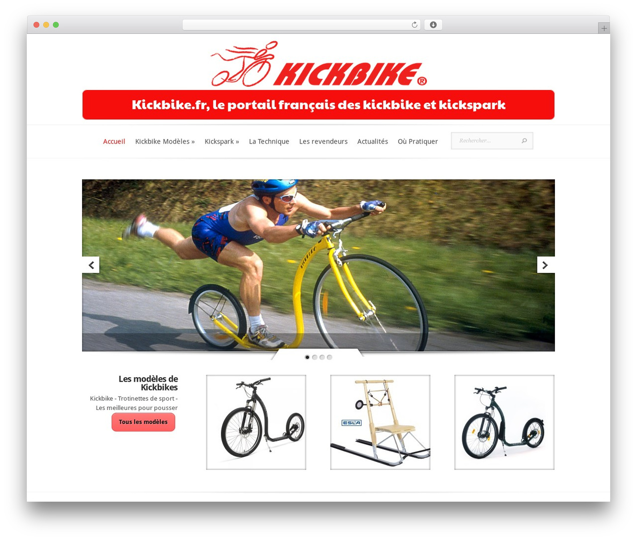 Evolution theme WordPress - kickbike.fr Evolution theme WordPress - kickbike.fr