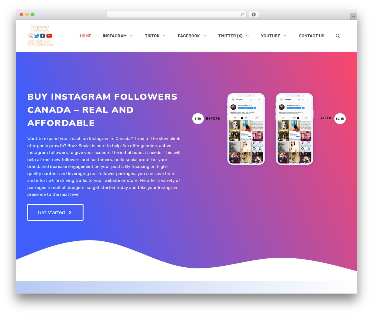 GeneratePress theme WordPress - buzzsocial.ca
