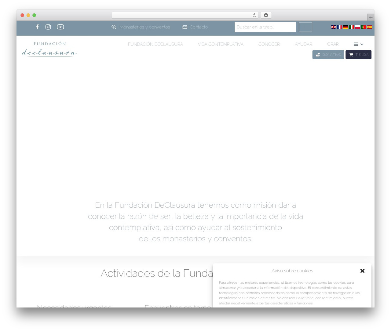 DeClausura tema theme WordPress - declausura.org DeClausura tema theme WordPress - declausura.org