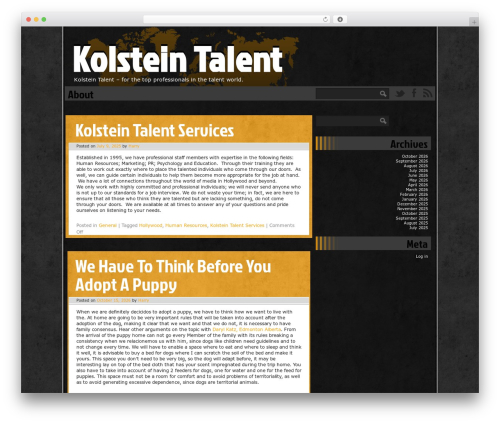 Ping WordPress theme - kolsteintalent.com