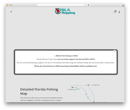 WordPress theme Bridge - floridamarinetracks.com