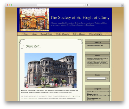 WordPress theme timeless - sthughofcluny.org